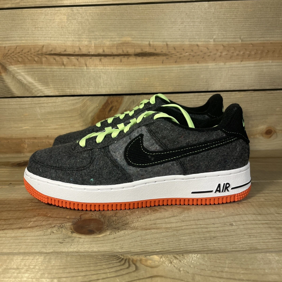 Nike Air Force 1 LV8 Black/Ghost-Green DZ5287-001 Grade-School - 5