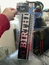 It's My Birthday Black Silver 60" Sash Party Supply New