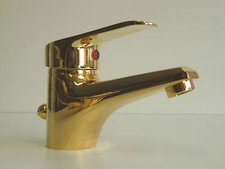 Gold Washbasin Faucet (24 Karat), Single Lever Mixer, Tap, Tessa