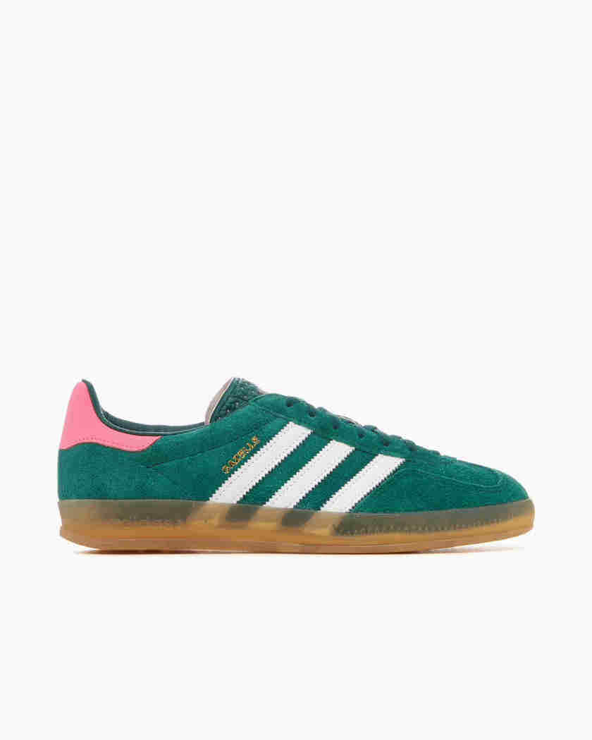 スニーカー adidas SNEAKER (IG5929) adidas Womens Gazelle Indoor 'Collegiate Green Pink' IG5929