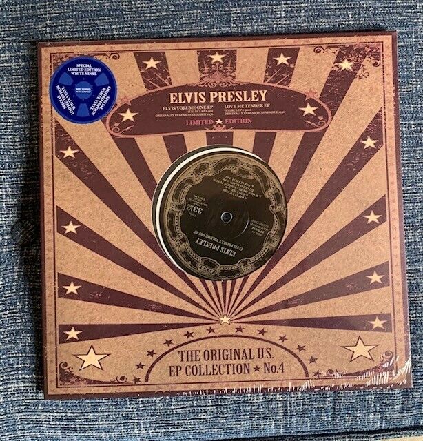 ELVIS PRESLEY - ORIGINAL US EP COLLECTION NO 4 - WHITE VINYL 10" - NEW & SEALED
