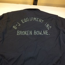 VINTAGE PROTEXALL B-J EQUIPMENT INC. MECHANIC WORK GAS STATION OVERALLS Mens XL