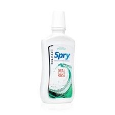Spry Xylitol  Oral Rinse with Enamel Support, Spearmint - 16 fl oz (Pack of 1)