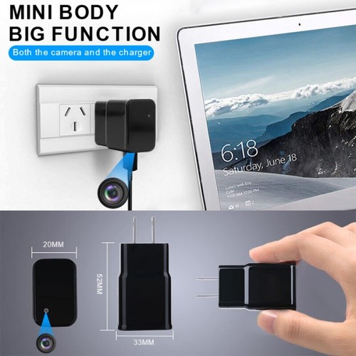 1080P WIFI HD USB Charger Home Security Surveillance Audio Video Recorder EU - Picture 12 of 13