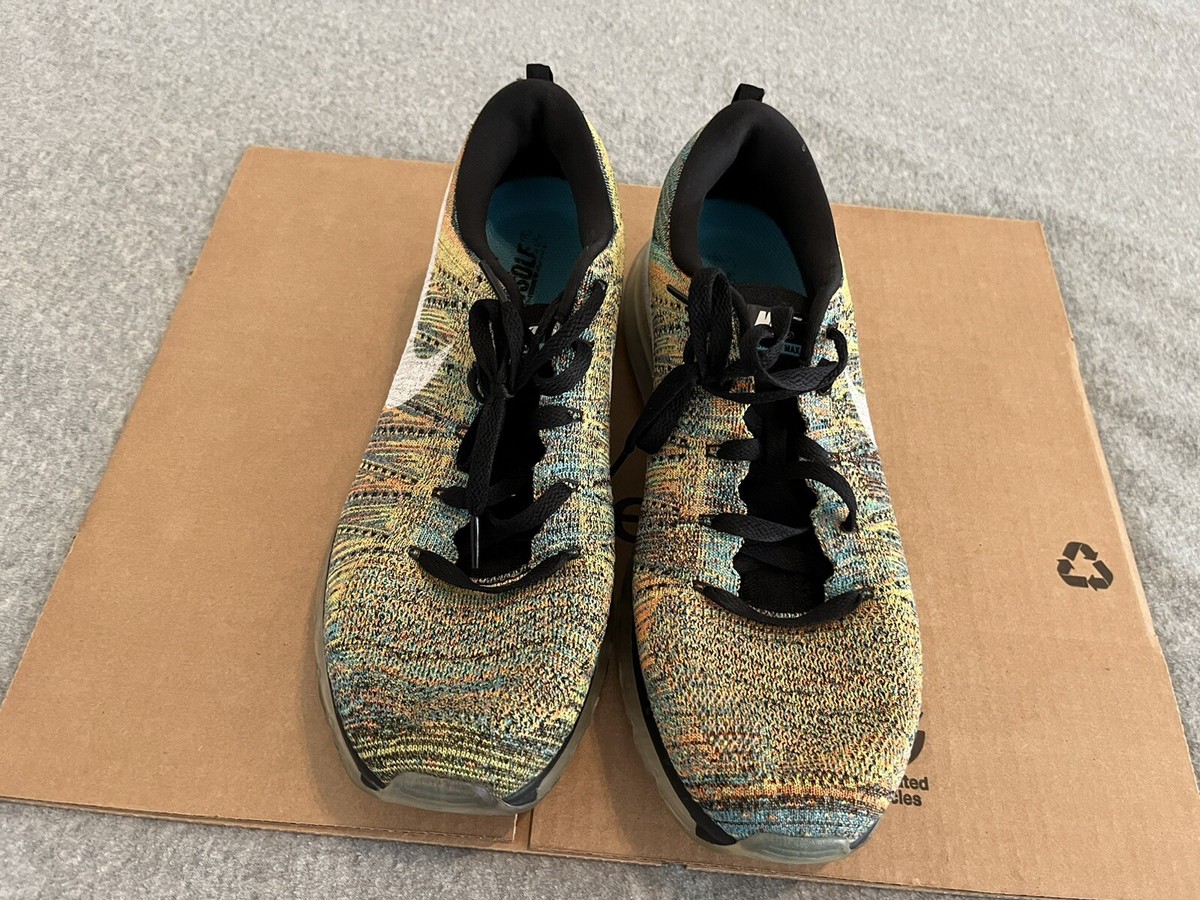 Nike Air Max Flyknit Multicolor Rainbow Running Shoes 620469 