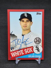 DYLAN CEASE ⚾️ 2020 Topps 1985 Topps Auto Red Rookie #85A-DC RC | 20 /25 | Sox