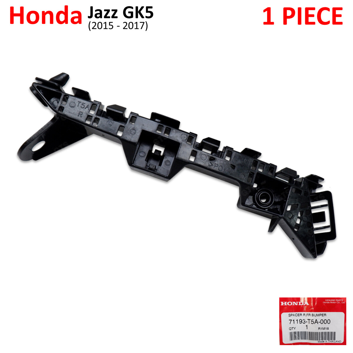 Front Right Spacer Bumper Retainer Bracket For Honda Jazz GK5 Fit