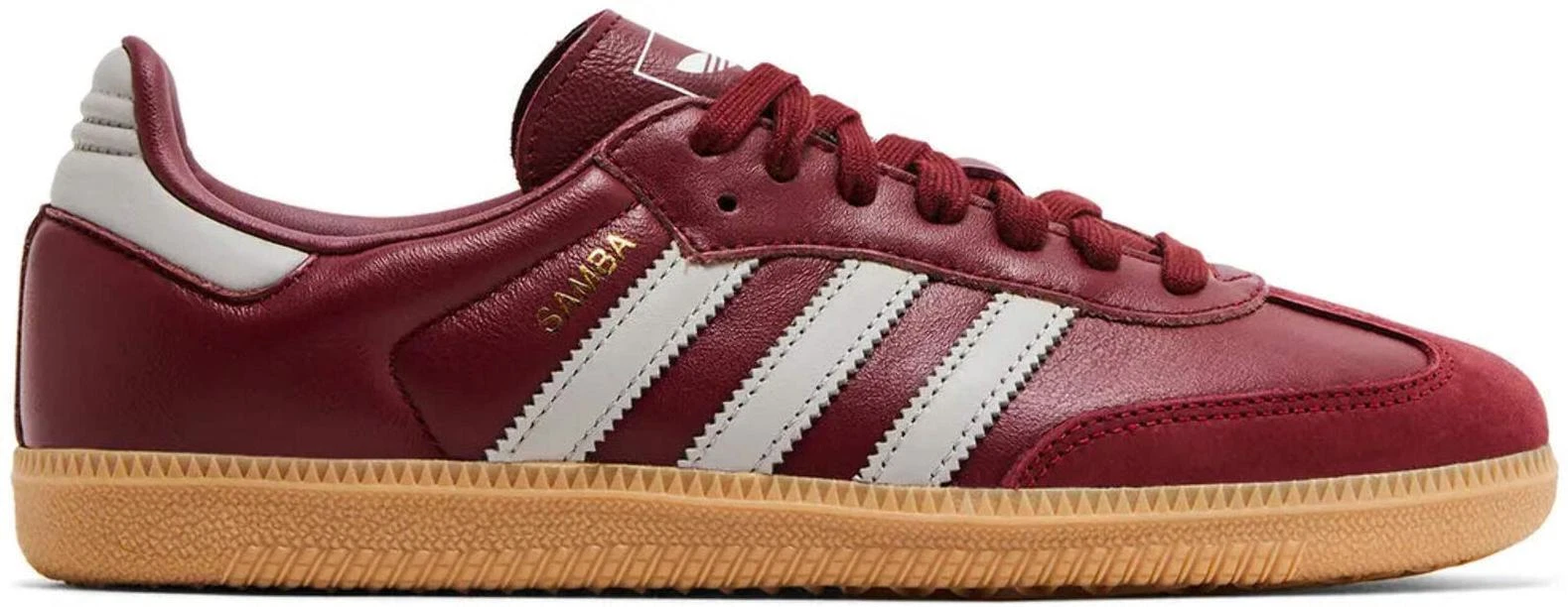adidas Samba OG Maroon Off White Gum W for sale | eBay