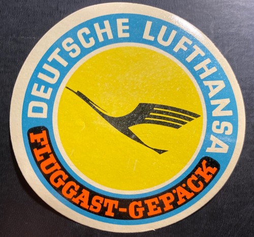 Mint Air Baggage Label Tag Germany Lufthansa Airways - Picture 1 of 2