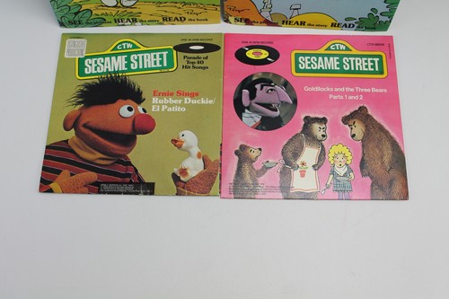 Vintage Kids Records Collection Disney, Smurfs Benji Sesame Street - Picture 5 of 12