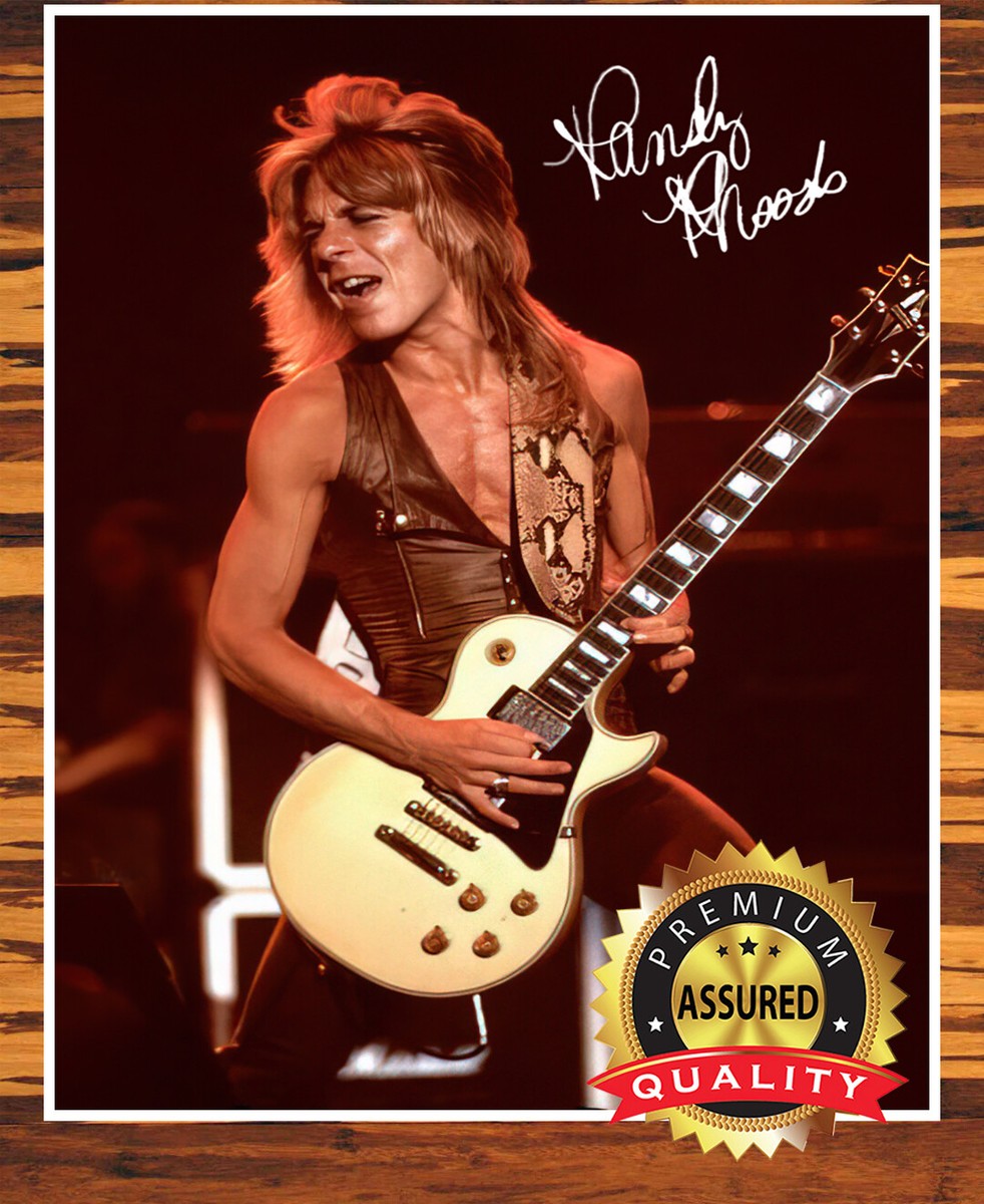 Randy Rhoads - Autographed Signed 8x10 Photo (Metal Guitarist
