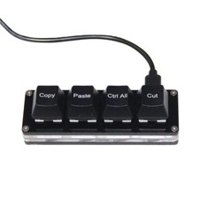 Office Shortcut Keypad Copy Paste Select All Cut Mini USB Mechanical Keyboard