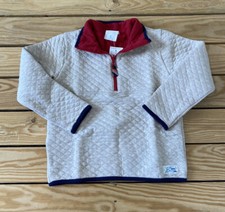 crewcuts NWT 85 boy  s Half zip pullover jacket size XS beige B6
