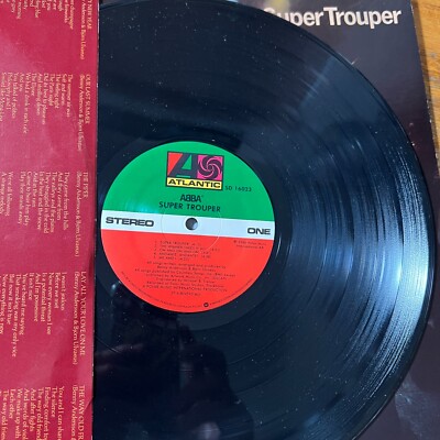 RARE LP VINYL ALBUM: ABBA Super Trouper Atlantic Records 1980 (FH