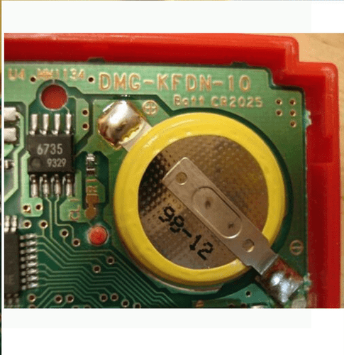 X5 Game Boy Game Battery CR2025 Tab + 3.8mm GB Save Security Screw Bit Pokemon - Picture 12 of 12