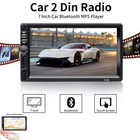 2Din Car Radio Bluetooth 7" Stereo FM Audio Stereo MP5 Player Camera Mirror Link