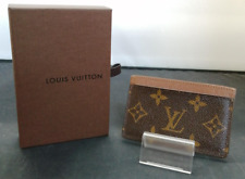 Authentic Louis Vuitton Porte Cartes Monogram Credit Card Holder Case M61733