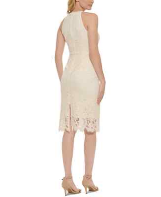 Eliza J Women's Petite Ivory Lace Halter Dress - 6 - Ivory | eBay Eliza J Women's Petite Ivory Lace Halter Dress - 6 - Ivory | eBay