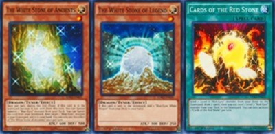 The White Stone of Ancients + Legend +Cards of Red Stone Mint LDK2 Yugioh  set