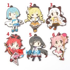 Puella Magi Madoka Magica Magia Record Rubber Strap Keychain Key Ring Charm Gift