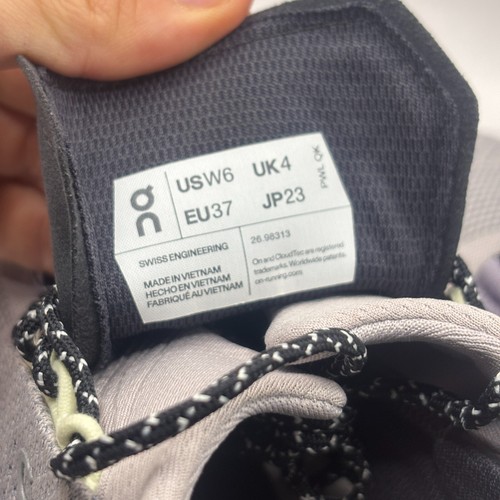 On Cloud Cloudnova Shoes Womens Size 6 Gray/Yellow Running Athletic Sneakers - Picture 8 of 8