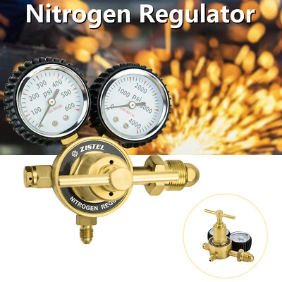 ZISTEL Professional Nitrogen Tank Regulator w/ 0-600 PSI Delivery Pressure Equipment US