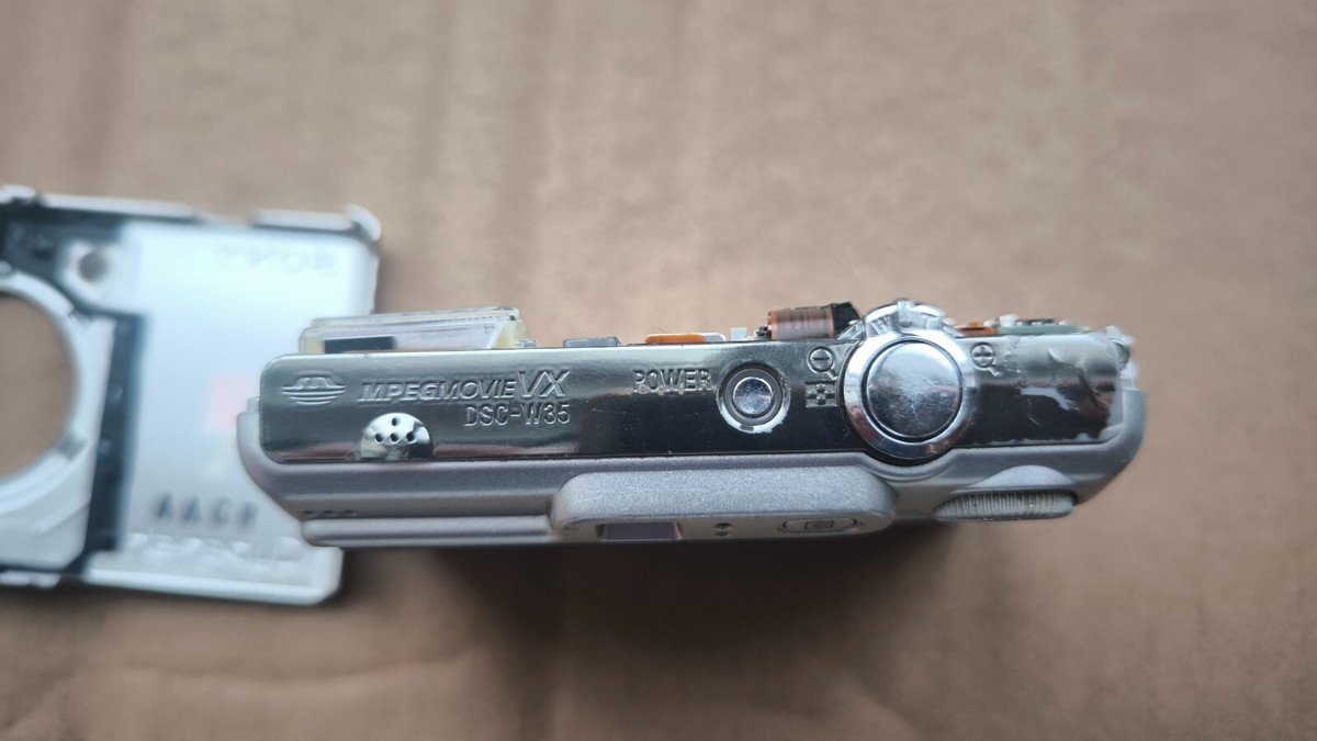 SONY DSC-W35 SILVER (PARTS ONLY) | eBay