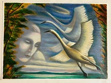 Rina Sutzkever, Fly Away, Signed By Artist. 14x19. AP