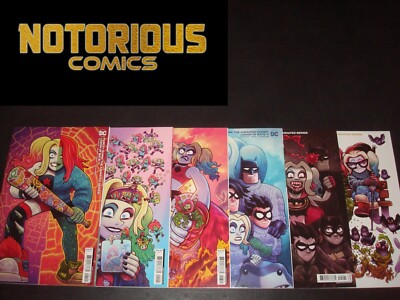 Harley Quinn Animated Series Legion of Bats 1-6 Complete Variant Set Comic Lot