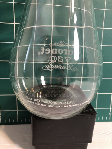 Decantador de brandy Coronet VSQ de colección, 7 1/4"" de alto, muy raro. - Imagen 3 de 8