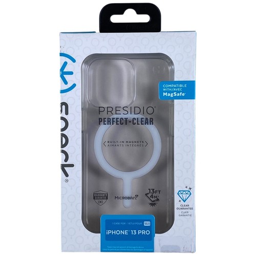 Speck Presidio Perfect-Clear Case Magsafe iPhone 13 Pro Clear NEW SEALED!