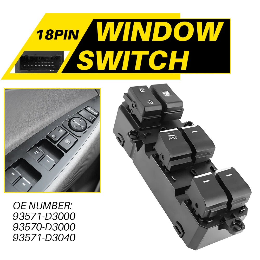 Control Interruptor De Ventana Para Hyundai Tucson 2016-2021 Control Interruptor De Ventana Para Hyundai Tucson 2016-2021