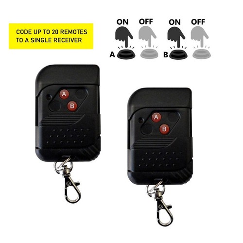 12V 2CH Wireless RF Remote Control Switch Transmitter Receiver for Car Truck RV - Picture 5 of 6