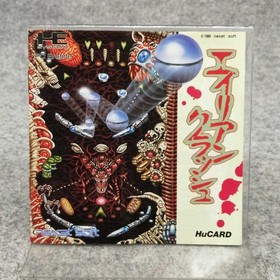 Pc Engine Hu Card Software Model Alien Crush Nagzatt FE866