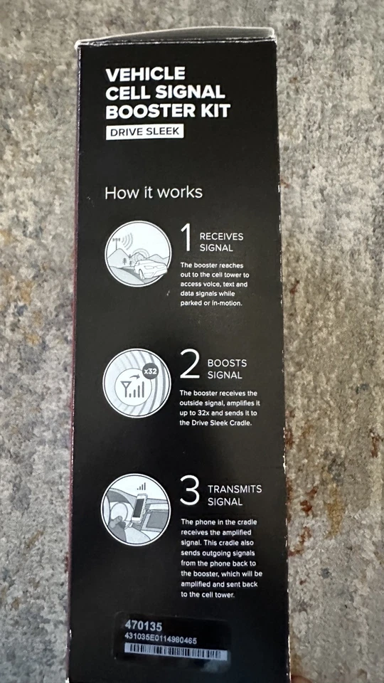 weBoost Drive Sleek 4G LTE Car SUV Mobil Cell Phone Signal Booster 470135 * NEW - Image 3 of 4