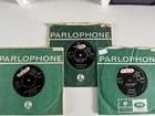 BEATLES  -  3 x 7"  UK  PRESSINGS "FACTORY SAMPLE"  VG+ CONDITION