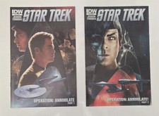 Star Trek comic book IDW Operation: Annihilate! Parts 1 and 2  Comics #5 and #6
