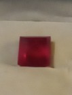 NATURAL EARTH MINED CERTIFIED GEM TESTED HEATED RED SQUARE CUT RUBY 16.45 CTS. — photo 3