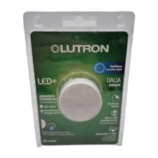 Lutron Dalia LED+ Rotary Dimmer White 150W Single Pole/3-Way Soft Glow 120V 1379