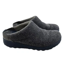 Dansko Lucie Wool Clogs Womens 6.5 7 37 Gray Slip On Comfort Cabincore Bohemian