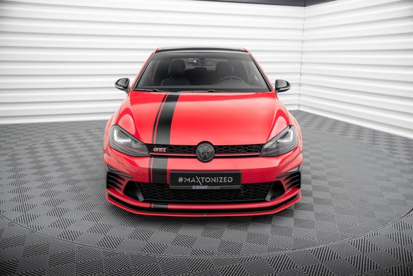 Maxton Design Frontlippe Passend FüR VW Golf GTI Clubsport Mk7-image