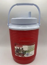 Rubbermaid 1 Gallon Water Jug Cooler Insulated Camping Tailgating Jug Work Jug