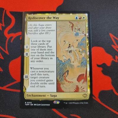 Rediscover the Way 215 Rare Tarkir: Dragonstorm Magic: The Gathering Near Mint