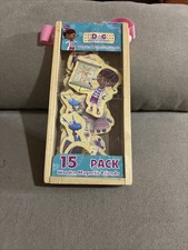 Disney Doc McStuffins 15 Pack Wooden Magnetic Friends In Storage Box