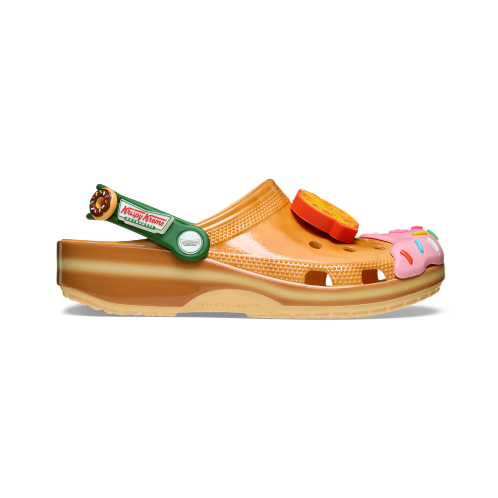 NEW CROCS Krispy Kreme Classic Clog 211443 Golden Hour UNISEX SIZE