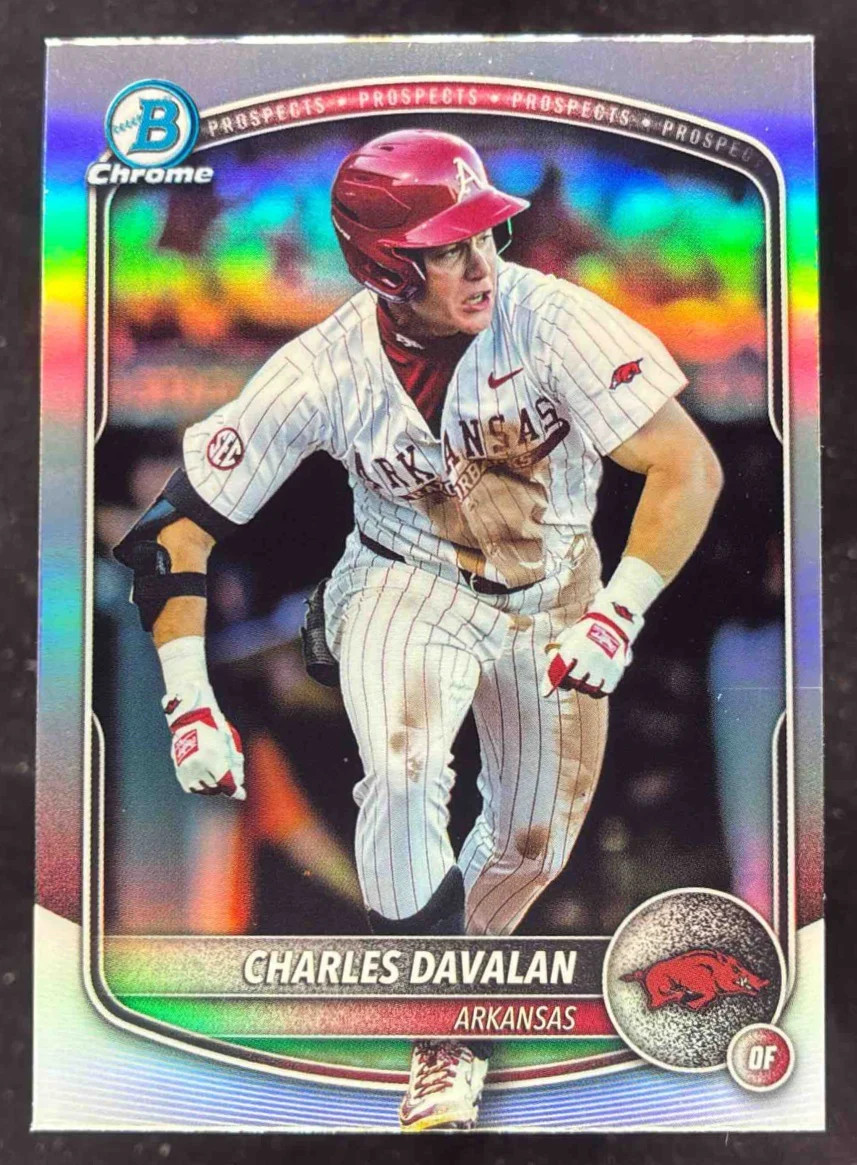 2025 Bowman Draft Chrome College Variation #BDC-96 Charles Davalan