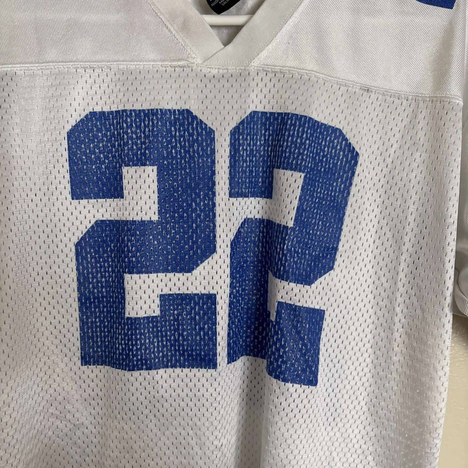 Camiseta vintage de los Dallas Cowboys Emmit Smith #22 Nike Youth XL blanca Foto 4 de 4