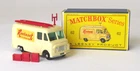 Vintage Lesney Matchbox 62 Rentaset TV Van SMALL WHEEL RARE N MINT IN BOX 1963