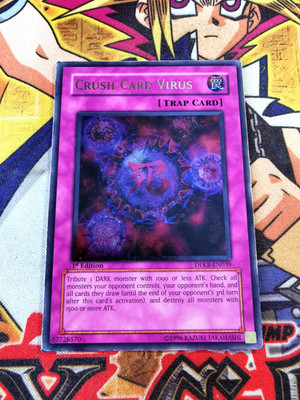 Crush Card Virus dpkb-en039 1st Ediiton (LP/MP) Ultimate Rare Yu-Gi-Oh!