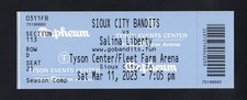 2023 Sioux City Bandits Ticket vs Salinas Liberty National Arena League